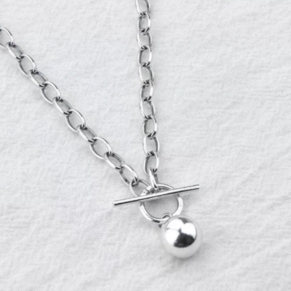 20” NEW 925 STERLING SILVER ROUND BEAD NECKLACE, NICE NECKLACE, CUTE NECKLACE - Picture 6 of 6